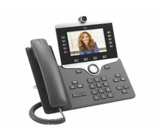 Cisco IP Phone 8845 (für Cisco UC Manager vorgesehen) schwarz / IP-Videotelefon / Kamera / Bluetooth / SIP/ SDP / 5 Leitungen
