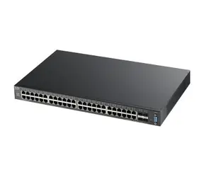 ZyXEL XGS2210-52 / 52- Port Managed Layer2+ Gigabit Switch / 48x Gigabit Metal + 4X 10GbE SFP+ Ports / L2 Multicast