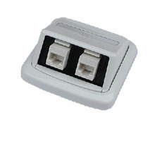 ABB TANGO Doppelsteckdose 2xRJ45 Cat6 UTP weiß