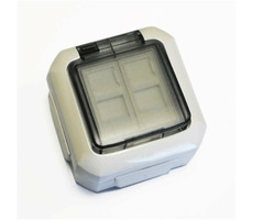 ABB Datensteckdose OUTDOOR IP54 UTP CAT5E 2xRJ45
