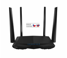 Tenda AC6 Wireless AC Router 1200 Mbit/s / Wi-Fi 802.11ac / Dualband / 1 x WAN / 3 x LAN 