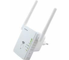 Strong Universal-Repeater 300 weiß / WLAN-Standard 802.11n / 300 Mbit/s / 2,4GHz / 2x LAN