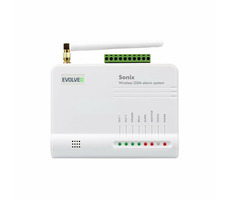 Evolveo Sonix - kabelloser GSM-Alarm (4 Stk. Fernbedienung + PIR-Bewegungssensor + Tür-/Fenstersensor + externer Lautsprecher Android/iPhone)