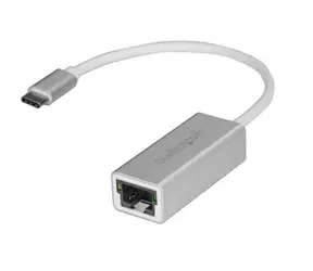 StarTech USB-C-Adapter silber / für Netzwerkanschluss / RJ45 