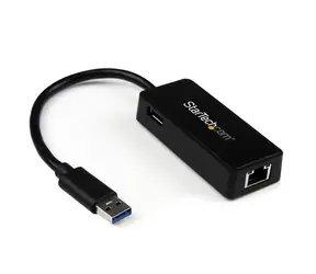 StarTech USB 3.0 Adapter NIC 5 cm schwarz / für Netzwerkanschluss / RJ45 