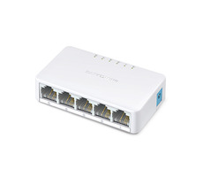 Mercusys MS105 / 5-Port-Switch / 10.100 Mbit/s / Desktop