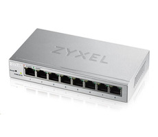 ZyXEL GS1200-8 / Desktop-Gigabit-Web- SMART Switch / 8x 1 Gbit/s / QoS / Metalldesign