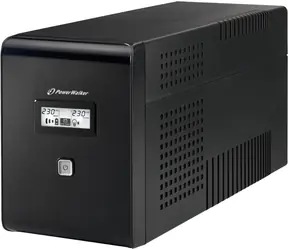 PowerWalker VI 2000 LCD / Backup-USV / 2000 VA / 2x Schuko / 2x IEC / RJ11 / RJ45 / USB 
