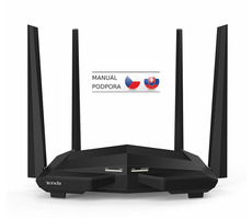 Tenda AC10 / Wireless AC Router / 802.11 ac / 2,4 GHz 300 Mbit/s / 5 GHz 900 Mbit/s / 1x GWAN / 3x GLAN