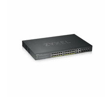 ZyXEL GS1920-24HPv2 28- Port / 28- Port Managed PoE Switch / 24x Gigabit / 4X Gigabit RJ45 & SFP / 375W PoE