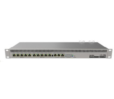 Mikrotik RB1100x4 / CPU 1,4GHz Quad-Core / 1GB RAM / 13xGig LAN / RouterOS L6 / 1U / Dual PSU / inkl. Lizenz