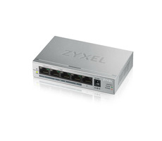 ZyXEL GS1005- HP / 5- Port -Desktop-Switch / 5x GLAN / 4X PoE / PoE 60W