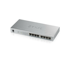 ZyXEL GS1008- HP / 8- Port -Desktop-Switch / 8x GLAN / 8x PoE / PoE 60W