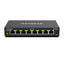 Netgear GS308E / SMART Managed Switch / 8- Port 10 & 100 & 1000 Mbit/s / VLAN 64