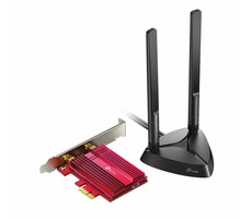 TP-LINK Archer TX3000E schwarz / Wi-Fi 6 Bluetooth 5.0 PCIe-Adapter / 2,4 GHz 574 Mbit/s / 5 GHz 2402 Mbit/s / WiFI 6 / BT 5.0