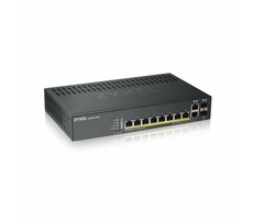 ZyXEL GS1920-8HPV2 / 10- Port -Switch / 100|1000 Mbit/s / 2x Combo RJ-45 | SFP / PoE