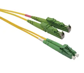 Solarix optisches Kabel E2000-LC APC 2m / Patchkabel / Singlemode / Duplex / OS