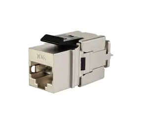Solarix Quick-Cut Keystone CAT6A STP/RJ45-Stecker/geschirmt