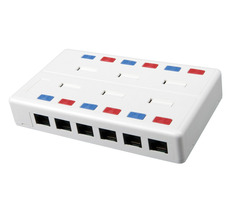 Solarix Multiport-Box 12x RJ45 CAT5E UTP