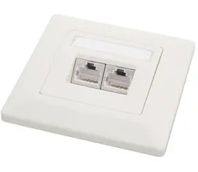 Solarix -Steckdose 2x RJ45 CAT5E STP unter dem Putz
