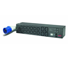 APC AP7822B / Rack-PDU mit Messung / 2HE / 230V / 32A / 12x IEC 320 C13 / 4X IEC-320 C19 / IEC 309 32A 2P+E (Eingang)