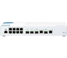 QNAP QSW-M408-2C 10GbE Switch weiß / 8x GbE / 2x 10GbE / 2x 10GbE SFP+ / QoS / weiß