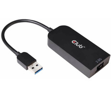 Club3D USB-Netzwerkadapter USB 3.2 Gen1 TYP A auf LAN (RJ45) / 2,5 Gbit/s