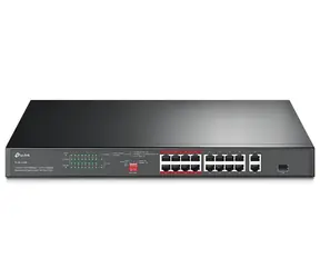 TP-LINK TL-SL1218P / Switch / 16x LAN (PoE+) / 2x GLAN (Nicht-PoE) / 1x Combo Gigabit SFP / PoE+