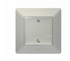 Legrand Valena Life mit intelligentem Tag- und Nachtszenarioschalter von Netatmo aus Aluminium