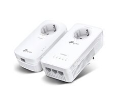 TP-LINK TL-WPA8631P Powerline AV1300 Kit / 1300Mbps / 3x GLAN / WiFi / 1x Steckdose / 2 Stk