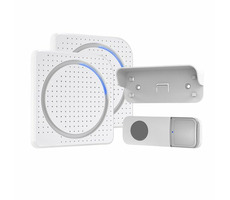Solight 1L67DZ 2x Funk-Türklingel - für Steckdose - 200m weiß / Lerncode