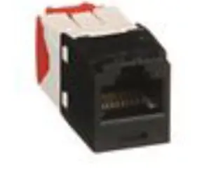 Panduit CJ5E88TGBL schwarz / Modul MINI-COM TX UTP / RJ45 / Kat. 5E