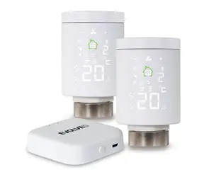 Evolveo Heat M30 Starter Pack / 2x intelligenter Thermostat-Heizkörperkopf und Zentraleinheit