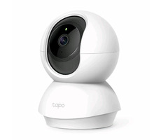 TP-LINK Tapo C210 weiß / Indoor-IP-Kamera / 3MP / 360° Blickwinkel / Mikrofon & Lautsprecher / IR / Wi-Fi / microSD