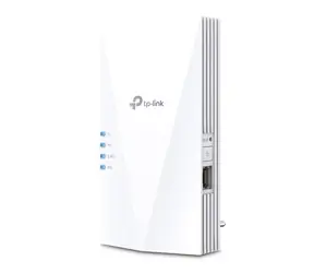 TP-LINK RE500X / AX1500 Wi-Fi 6 Range Extender / Dualband / 2,4 GHz 300 Mbit/s / 5 GHz 1201 Mbit/s / 802.11ax