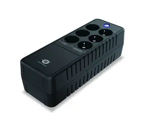 Conceptronic ZEUS05E / USV / 650VA / 360 W / 6x Schuko / 2x Cat.5e RJ45