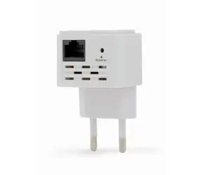 Gembird WNP-RP300-03 / WLAN-Repeater / 300 Mbit/s / 1x LAN / 802.11n / Weiß