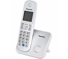 Panasonic KX-TG6811GS / Schnurloses Analogtelefon / DECT / GAP / Telefonbuch 120 / max. 15 Stunden Gesprächszeit
