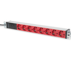 Digitus DN-95410- R 12V / Aluminium PDU / 8x Schuko / 2m / 1U / 10A