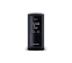 CyberPower Tracer III USV (550W) schwarz / 1000VA / 550 W - Tschechisch Steckdosen / LCD