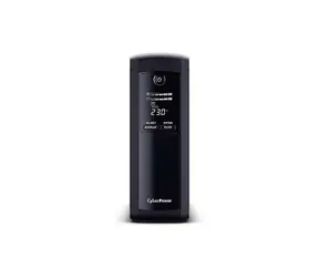 CyberPower Value Pro Serie GreenPower USV schwarz / 1200VA / 720 W / Tschechisch Steckdosen / LCD