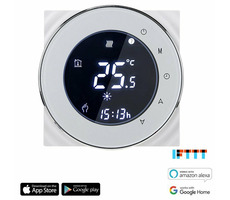 iQtech SmartLife GCLW-W weiß / WiFi-Thermostat für Heizkessel und Boiler mit potenzialfreier Schaltung