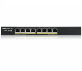 ZyXEL GS1915-8EP / 8- Port -Switch / 8x GbE RJ-45 / PoE 802.3at