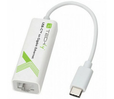 Techly IADAP-USB31-ETGIGA3 Adapter Gigabit Ethernet - USB-C M 