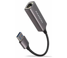 Axagon ADE-TR, USB-A 3.2 Gen 1 - Gigabit-Ethernet-Netzwerkkarte, automatische Installation, Titangrau