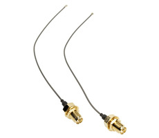 Akasa A-ATC01-150GR I-PEX MHF4L Antenne / Zusatzantenne I-PEX MHF4L auf RP-SMA / 15cm / 2St