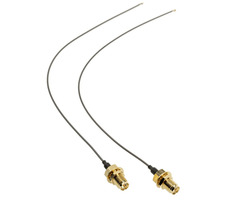 Akasa A-ATC01-220GR I-PEX MHF4L Antenne / Zusatzantenne I-PEX MHF4L auf RP-SMA / 22cm / 2St