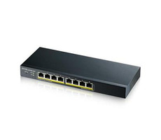 ZyXEL GS1900-8HP v3 / 8- Port -Desktop-Switch / 8x GLAN / 8x PoE / PoE 70W