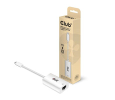 Club3D CAC-1519 Netzwerkadapter USB-C auf RJ-45 weiß / 1 Gbit/s 