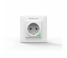 Tellur WiFi SMART Wall Plug weiß / Smart-Steckdose / 16A / 3000W
